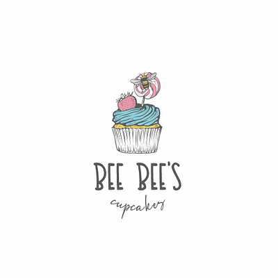 Bee Bee's Cupcakes cupcakes logo