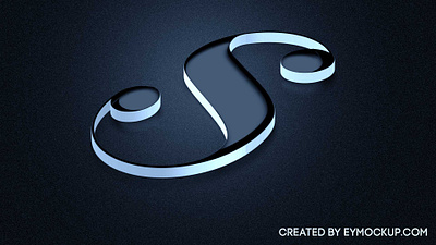 S Alphabet Logo Design mockup 3d alphabet animation branding design download mock up download mock ups download mockup graphic design illustration logo mockup mockup psd mockups motion graphics psd s ui