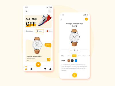 E commerce UI graphic design motion graphics ui