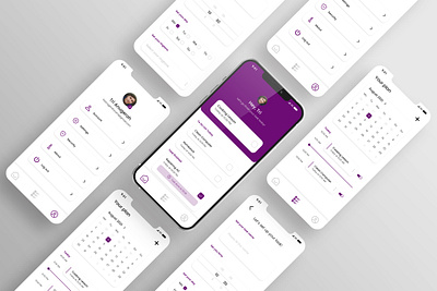 Assistance App app design ui ux