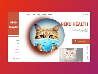 Neko Health Landing Page design ui ux web
