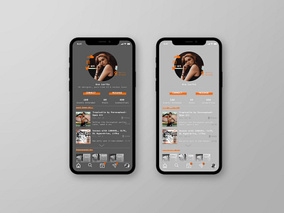 Daily UI #006- User Profile 006 06 6 app black and white daily dailyui dark design event event app mobile nightlife party party app profile ui ui challenge user user interface