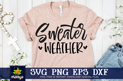 Sweater weather SVG silhouette svg