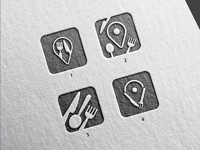 Restaurant location app cutlery cutlery design dinner dinner logo dinner logo app food food app food logo restaurant