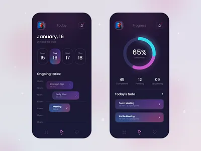 Task Manager - Mobile Design 2021 2021 design 2021 trend 2021 trends alphadesign clean design designs fancy good looking illustration julius branding logo manager mobile modern task trend trends ui