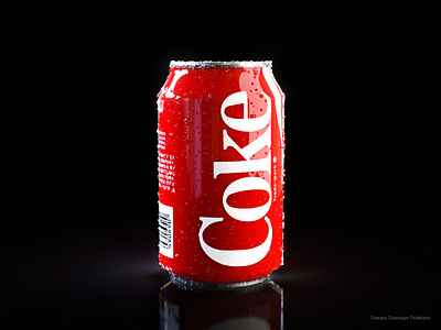 A can with pleasure - 3D Visualization 3d 3d art 3d artist 3d modeling 3d visualization 3ds max advertising branding cgi coca cola coca cola advertising coke cool cool coca cola design fresh fresh coca cola fresh coke logo tharaka dulanjaya