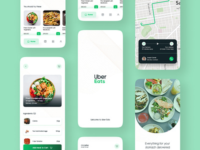 Uber Eats Redesign app branding concept delivery design designs food food app illustration logo order restaurant typography ui ux web website
