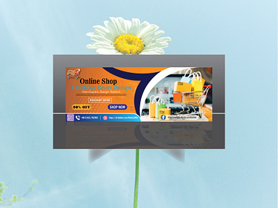 Online Shopping Ad Design. business card busiyer catalog fliyer graphic design id card logo magazin manu motion graphics