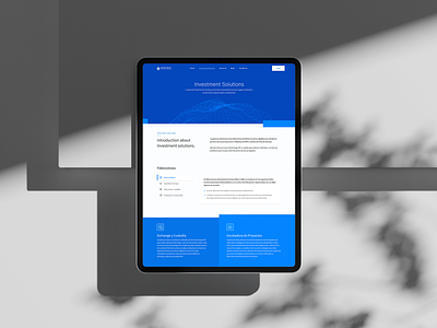 CryptoTrust / Investment Solutions about aesthetic agency blue stlye branding company crypto cryptocurrency design design studio desktop illustration investment ipad solutions ui ux web website