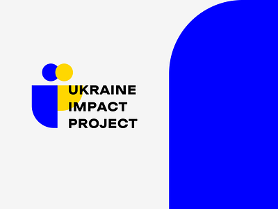 Ukraine Impact Project branding business community enterpreneurs graphic design impact leadership logo minimal social social contribution students typography ukraine volunteer war