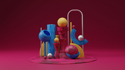 Abstract Shapes. 3d 3d render abstract shapes blender daily render