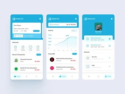 Redesign - Digital Wallet App design finance money payment ui ui ux ui design uidesign uiux user experience user interface user interface design ux ux design wallet
