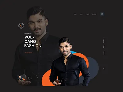 Volcano Fashion UI branding design dribbble graphic design illustration ui ux