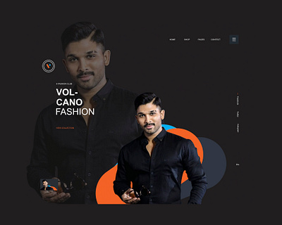 Volcano Fashion UI branding design dribbble graphic design illustration ui ux