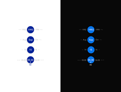 Date-Time picker adobe xd branding component date picker date time design design kit design system desktop illustrator mobile ui time picker ui ui kit ux vector illustration