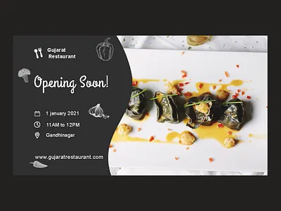 Restaurant Banner Template branding design dribbble graphic design illustration logo ui ux vector