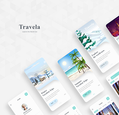 Travel App UI app design design furniture app ui mobile app travel app ui ui design ui ux