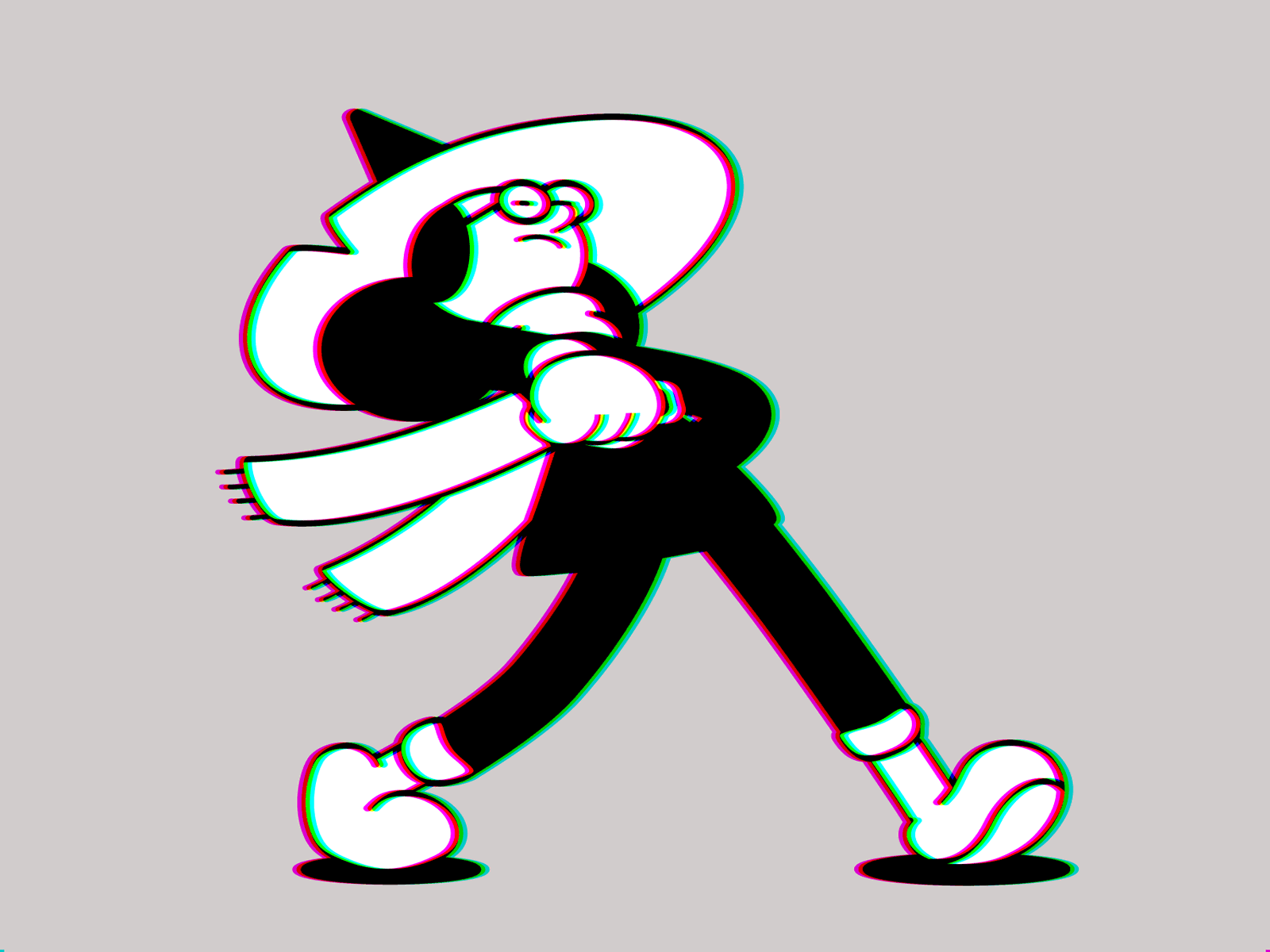 Angry Walk (Animation) by Damien Production on Dribbble
