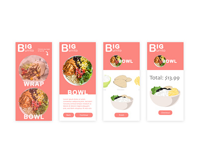 Big Burrito App app design design mobile design problem solving prototype ui design ux design