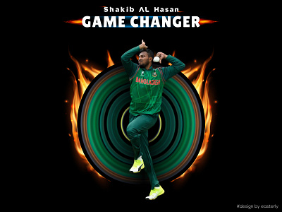 Shakib Al Hasan | Social Post Design adobe illustrator adobe photoshop bangladesh cricket team clean creative post designer game changer graphic design graphic designer illustration mushfiqur rahim sah75 shakib al hasan social media social media post tamim iqbal সাকিব আল হাসান