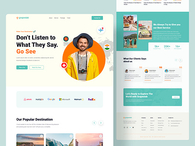 Travel Agency Website adventure booking app destination dribbble best shot explore flight app grapeslab landing page travel travel agency travel app travel booking travel landing page travelling trip ui vacation web web design website