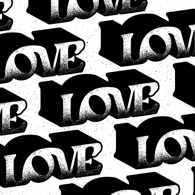 l0v3! design illustration lettering retro type typeface