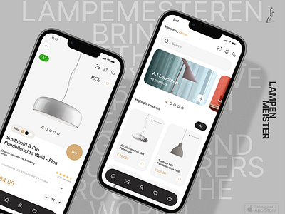 LampenMeister App adobe xd afte effects animation app appdesigns branding design designs flat graphic design illustration minimal motion graphics photoshop shot typography ui uidesigns ux web