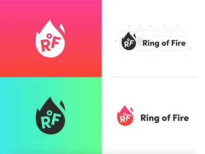 Ring of Fire - Logo Construction brand branding concept design digital graphic design logo ui ux vector