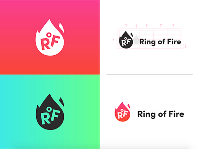 Ring of Fire - Logo Construction brand branding concept design digital graphic design logo ui ux vector