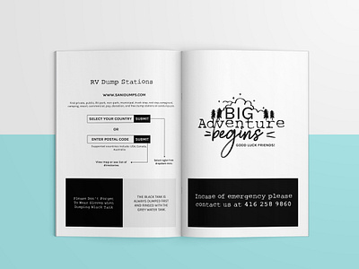 RV Rental Welcome Book Template brochure design camper guide camper manual graphic design guest book template rv guidebook rv manual rv rental welcome book template