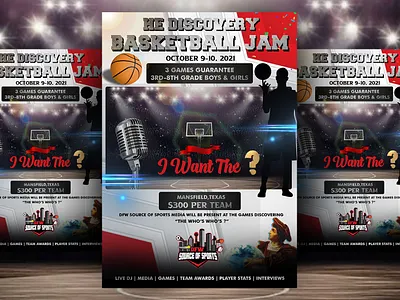 The Discovery Basketball Jam | SPORT FLYER DESIGN basketball flyer basketball instagram basketball league basketball poster college dunk instagram flyer
