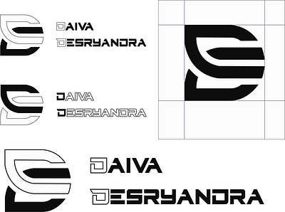 Logo For Branding Daiva Desryandra branding illustration logo vector