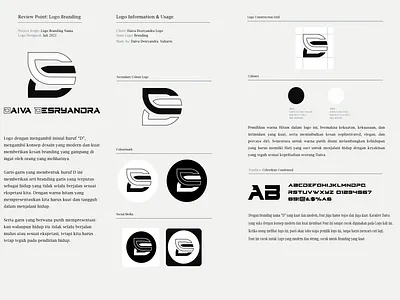 Logo For Daiva Desryandra branding illustration logo vector