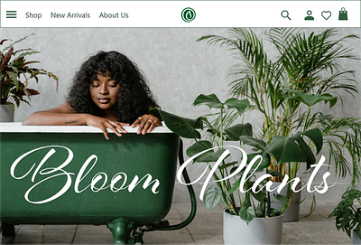 Bloom Website Design - UI/UX Design branding design graphic design illustration logo typography ui ux vector website