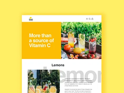 Fresh Lemonades 2 branding design design process icon illustration logo typography ui ux vector