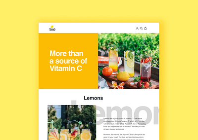 Fresh Lemonades 2 branding design design process icon illustration logo typography ui ux vector