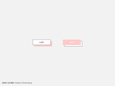 Daily UI Challenge 083 - Button app button dailyui design rose simple style ui uidesign yandex