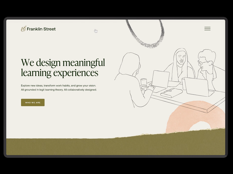 Franklin Street Website Animations branding design illustration illustrator ui vector video website