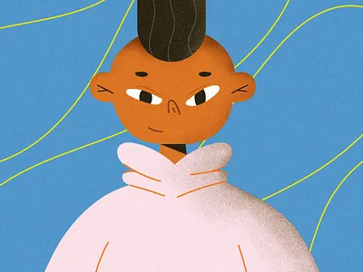 Humanoid character illustration illustrator vector wacom