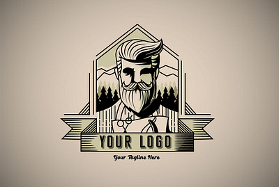 Barber Vintage Logo Inspiration barber branding logo logo design mascot old style retro vintage