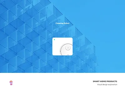 Smart Home Products cleaning robot design graphics gui home smart