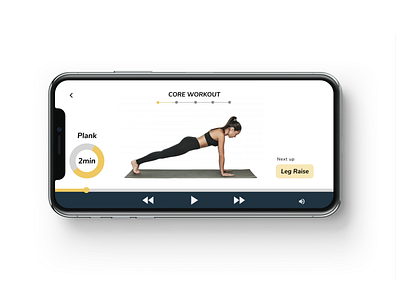 Workout App Concept app design ui