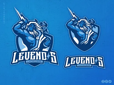 LEVENDIS LACROSSE JAPAN baseball bold branding esports gaming logo illustration lacrosse logo mascot mlb nfl sport sportlogo sportslogo vector zeus