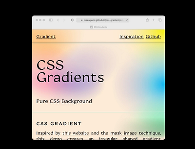 css gradient mask animated gradient animation code coding for designers css css animation gradient interaction pastel web design website