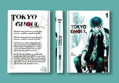 Japanese Comic Book Cover Design book book cover comic comic book cover japanese tokoyo ghoul