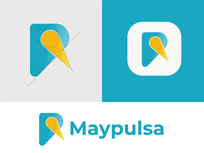 maypulsa logomark branding design graphic design illustration logo vector