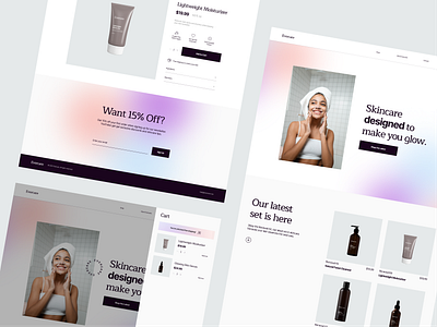 Evercare E-commerce Design branding branding and identity design e commerce ecommerce illustration landing page landing page design logo web design webdesign website design