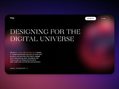 Redesign Digital Design Studio clean colorful design agency design studio minimal modern design portfolio trend design trends typography ui ux uxuidesign web fonts