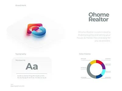 Ohome Realtor brand branding design graphic illustration inspiration logo ux vector