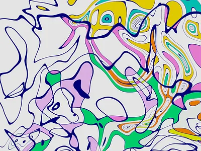 Bricks animation color generative